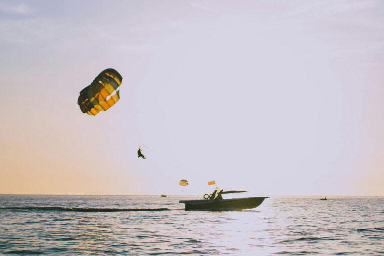 parasailing