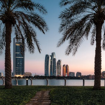 Scenic View of the Skyscrapers in the City